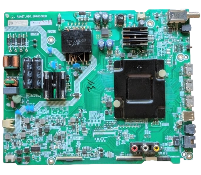 282859 Hisense Main Board/Power Supply, RSAG7.820.10463/ROH, 280461, 55R6095G5, 55R6G