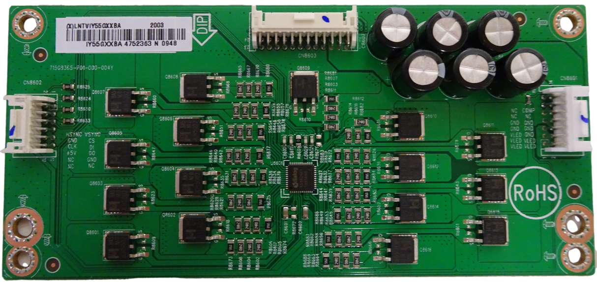 LNTVIY55GXXBA Vizio LED Driver, 715G93G5-P01-000-004Y, M507-G1