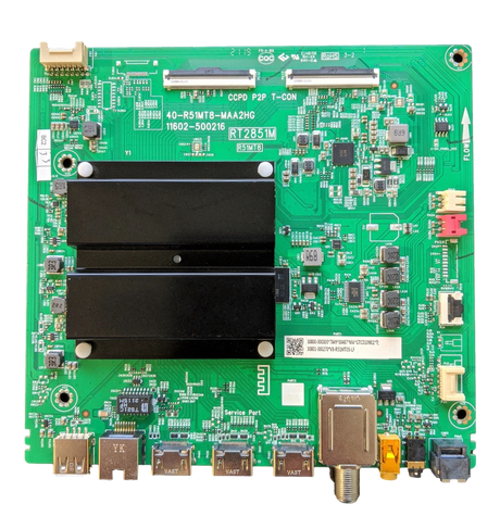 30800-00305 TCL Main Board, 30801-000270, V8-R51MT02-LF1V133, 40-R51MT8-MAA2HG, 50S434, 50S446