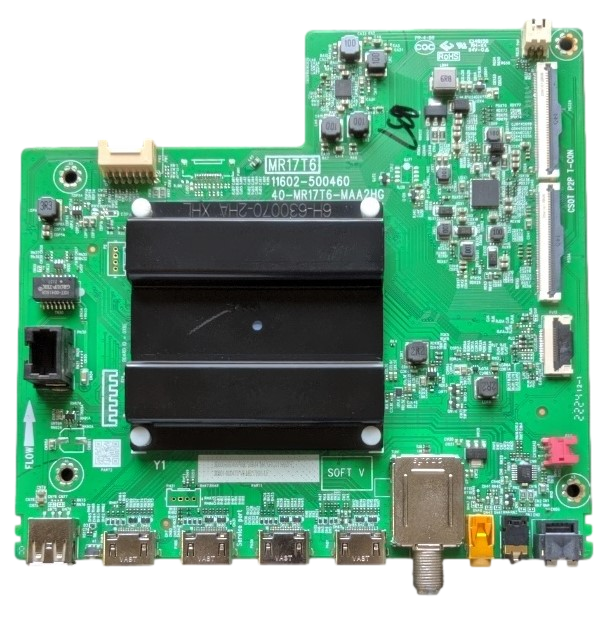 30800-000499 TCL Main Board, 30801-000475, 40-MR17T6-MAA2HG, 43S455, 50S455