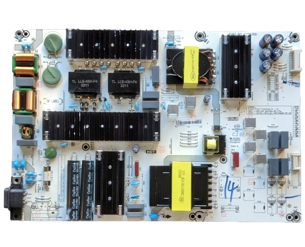 318214 Hisense Power Supply, RSAG7.820.10689/R0H, 75R6E4