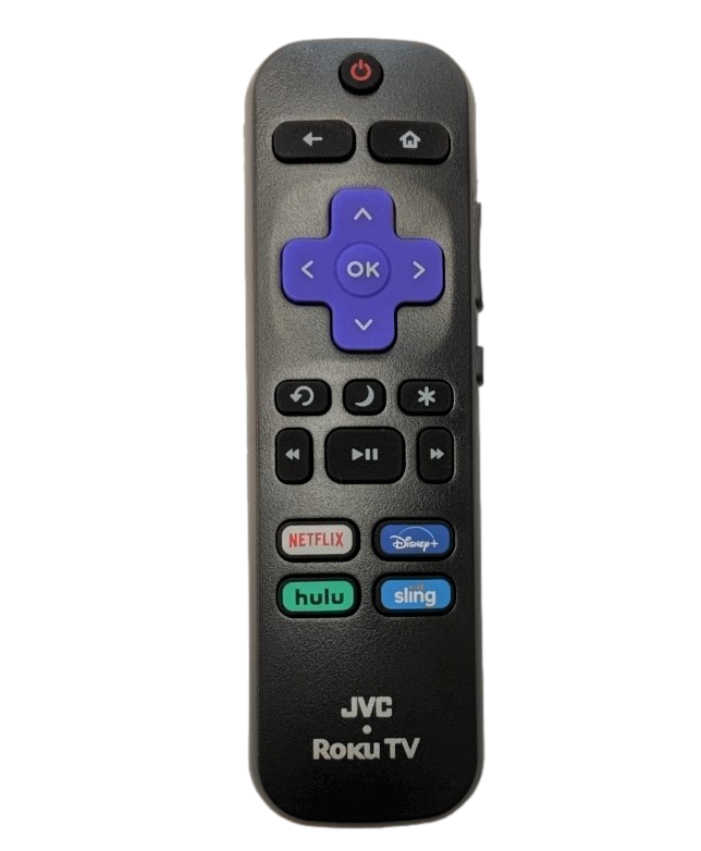 JVC Roku TV Remote, 3226000885, RC-AFIR, LT-43MAW588, LT-49MAW598, LT-50MAW598, LT-65MAW598, LT-50MAW595, LT-55MAW595, LT-65MAW595, LT-70MAW795, LT-50MAW795, LT-55MAW795, LT-65MAW795