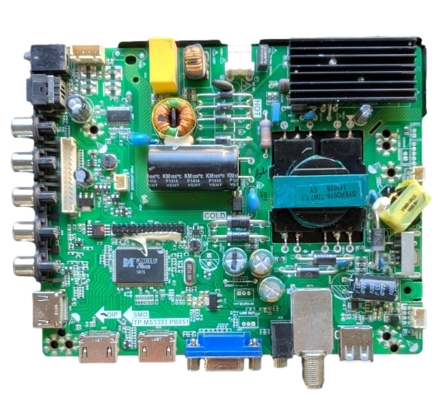 34011694 Element Main Board / Power Supply, TP.MS3393.PB851, 34011694, B14041653, B14041661, N14030705 , ELEFW408 . ( D1400)
