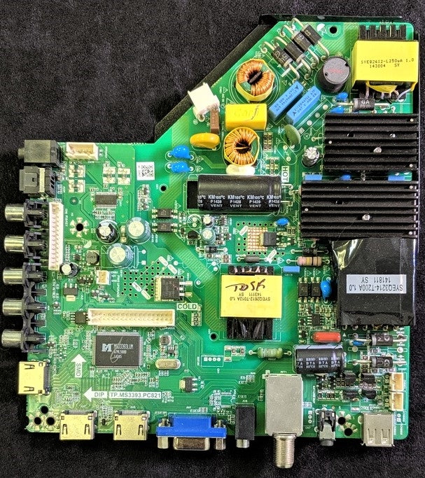 34012155 Element Main Board / Power Supply, TP.MS3393.PC821, ELEFW504A