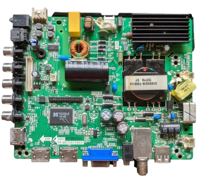 34013821 Seiki Main / Power Supply board, H15051068, TP.MS3393.PB851, SE50FR