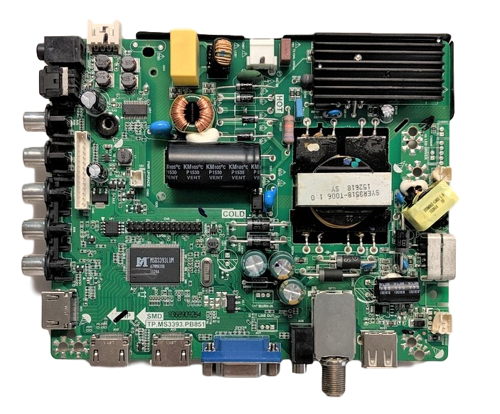 34014433 Element Main Board /Power Supply, TP.MS3393.PB851, 34014433, ELEFW505