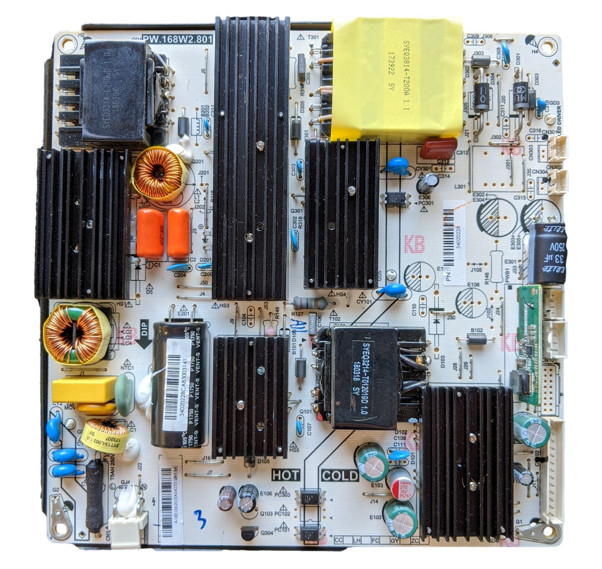 34020228 Polaroid Power Supply/LED Driver, PW.168.W2.801, 55T7U