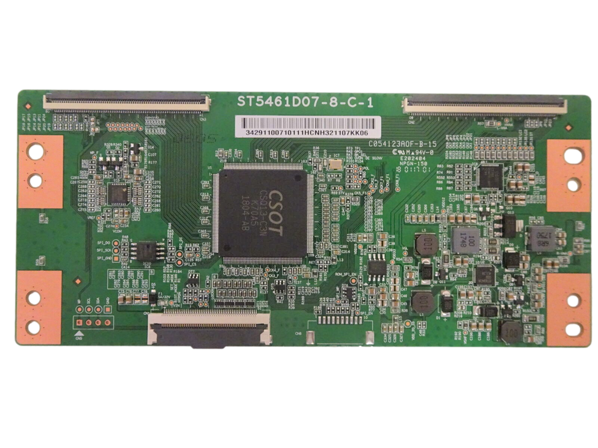 342911007101 TCL T-Con, ST5461D07-8-C-1, 342911007101, 55S405, 55S401, 55E3500