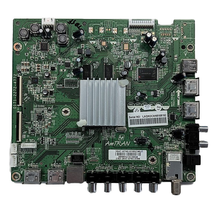 3647-0792-0150 Vizio TV Module, main board, 0171-2272-4772, CK 771 3, E470i-A0