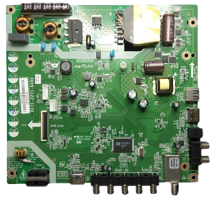 3648-0232-0150 Vizio Main board, 0171-2271-6494, 3648-0232-0395, D48N-E0, D48NE0