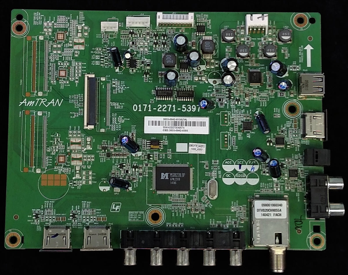 3655-0942-0150 JVC Main Board, 0171-2271-5397, EM55FTR