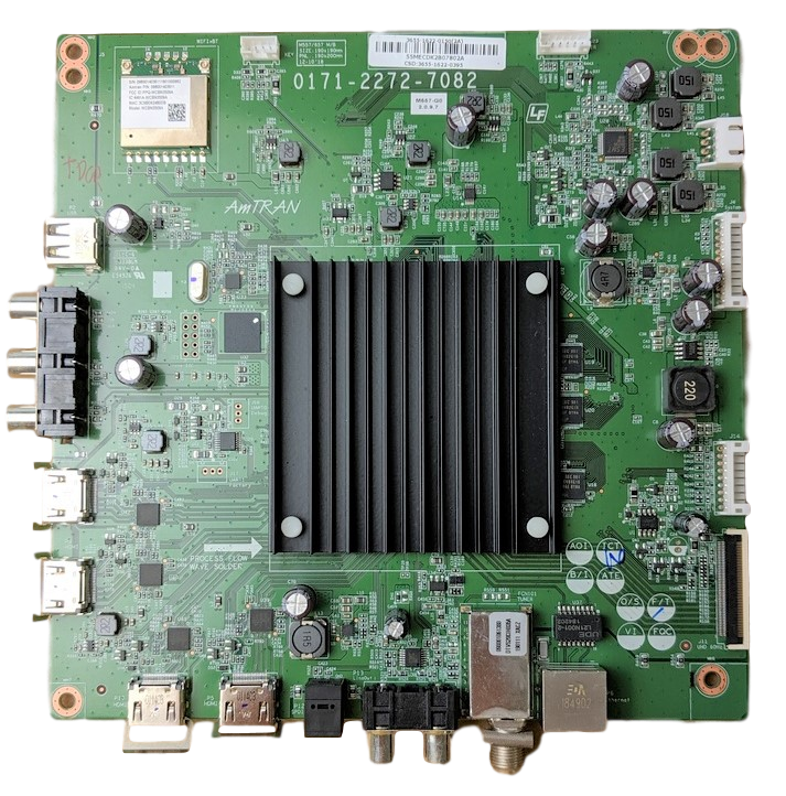 3655-1622-0150 Vizio Main Board, 3655-1622-0395, 3655-1612-0150, 0171-2272-7082, M557-G0