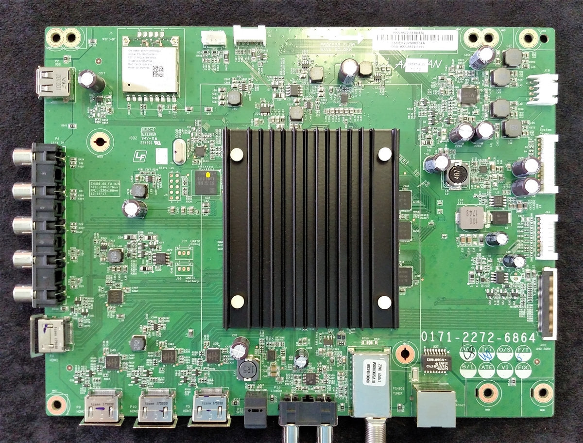 3665-0672-0150 Vizio Main Board, 0171-2272-6864, E65-F0