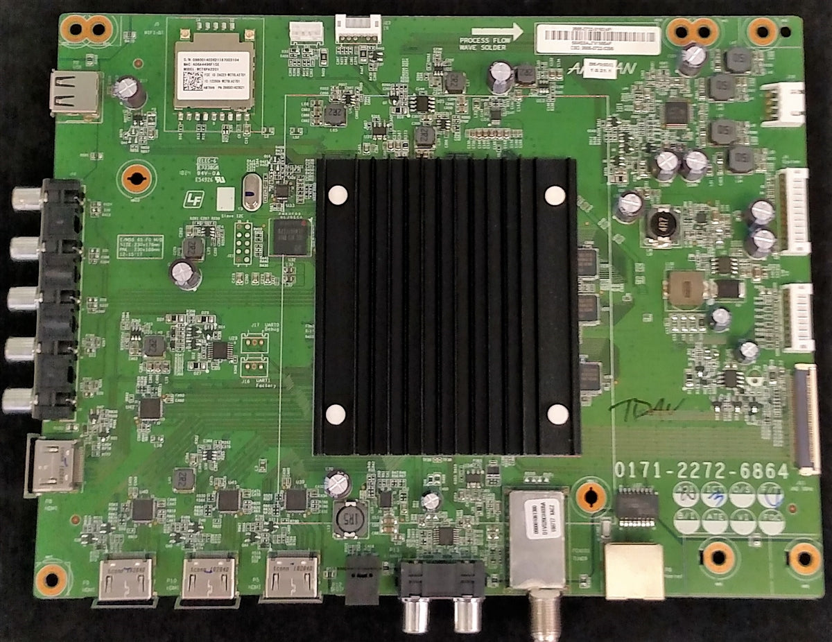 3665-0722-0150 Vizio Main Board, 3665-0722-0395, 0171-2272-6864, E65-F0