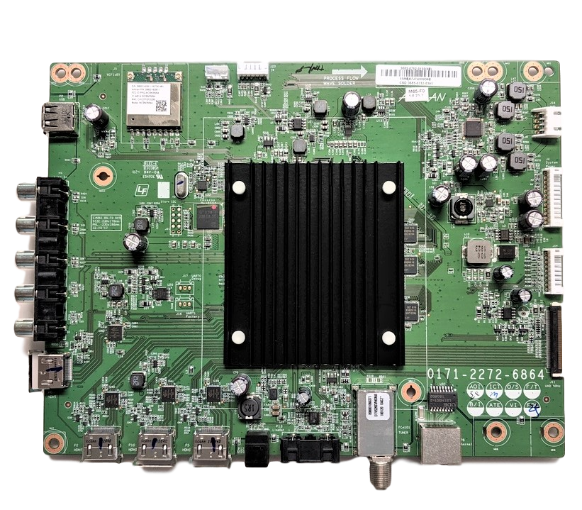 3665-0752-0395 Vizio Main Board, 3665-0752-0150, 0171-2272-6864, 3665-0752-0395, M65-F0, M65-F0 LAUAXAKU