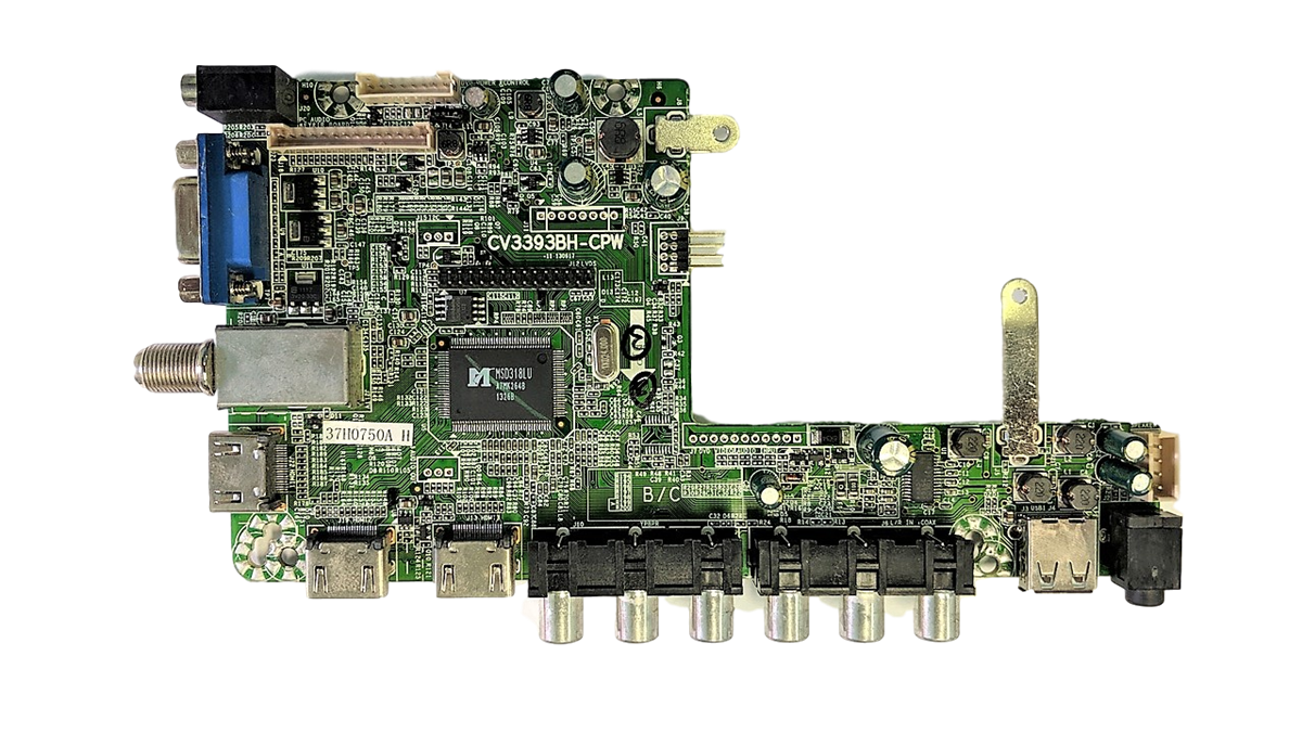 37H0750A Element Main Board, CV3393BH-CPW, 37H0750A H, 1.80.61.00401, F50CV3393BHCPW11PS, ELEFT406