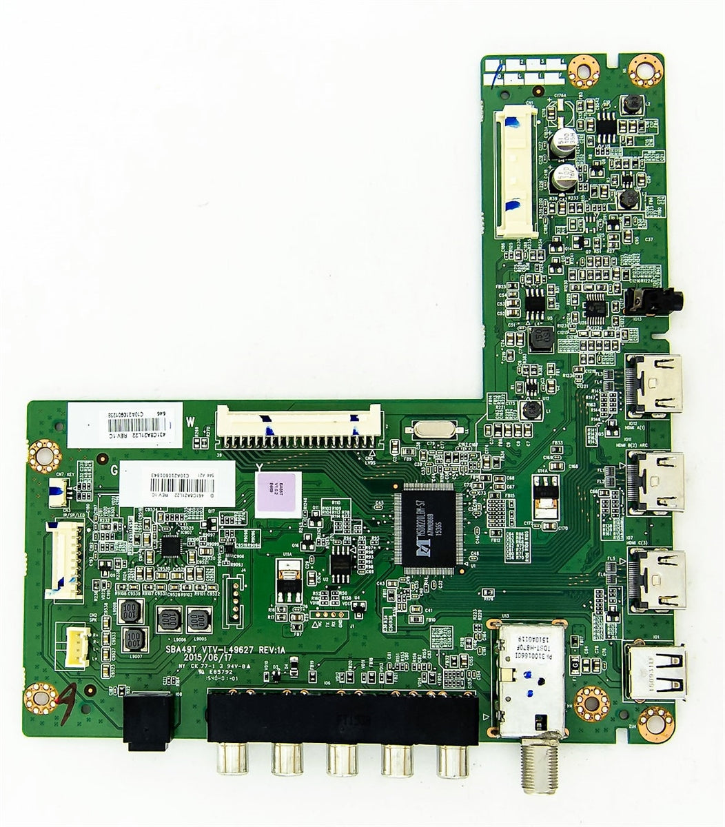 431C8A21L22 Toshiba main board, 461C8A21L22, SBA49T VTV-L49627, 461C8A21L22, 55L310U