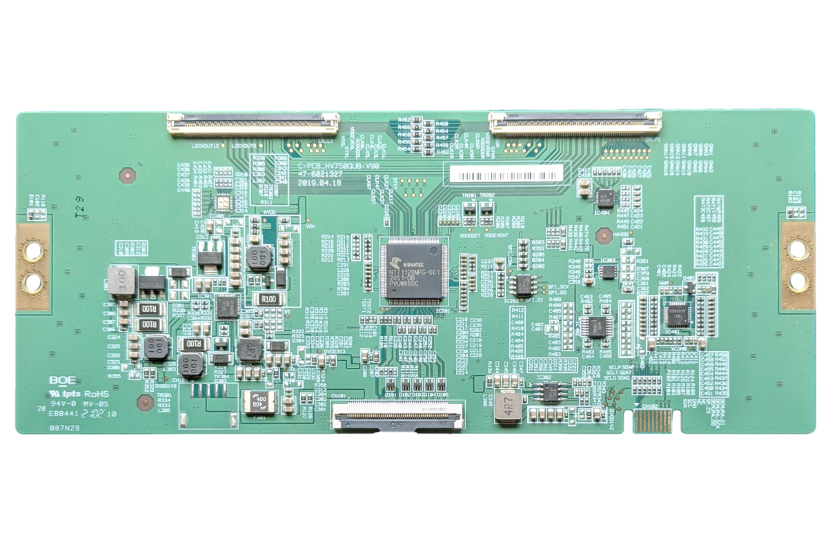 44-9771784B Vizio T-Con, 44-9771784B, HV750QUBN9D, 47-6021327, V755-J04