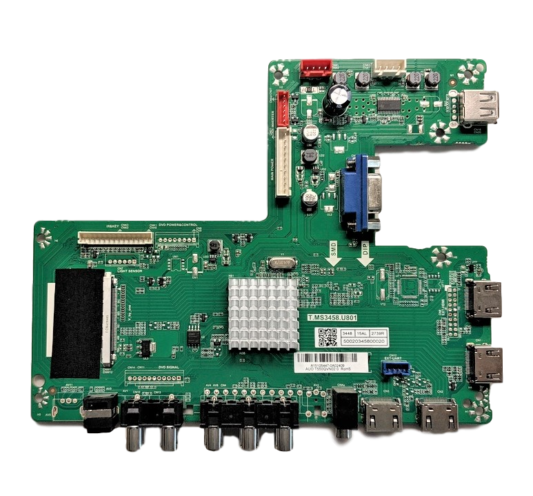 50020345800020 Sceptre Main Board, T.MS3458.U801, A16010346, T550QVN02.0, U50, U55, U55-A4IV58AA