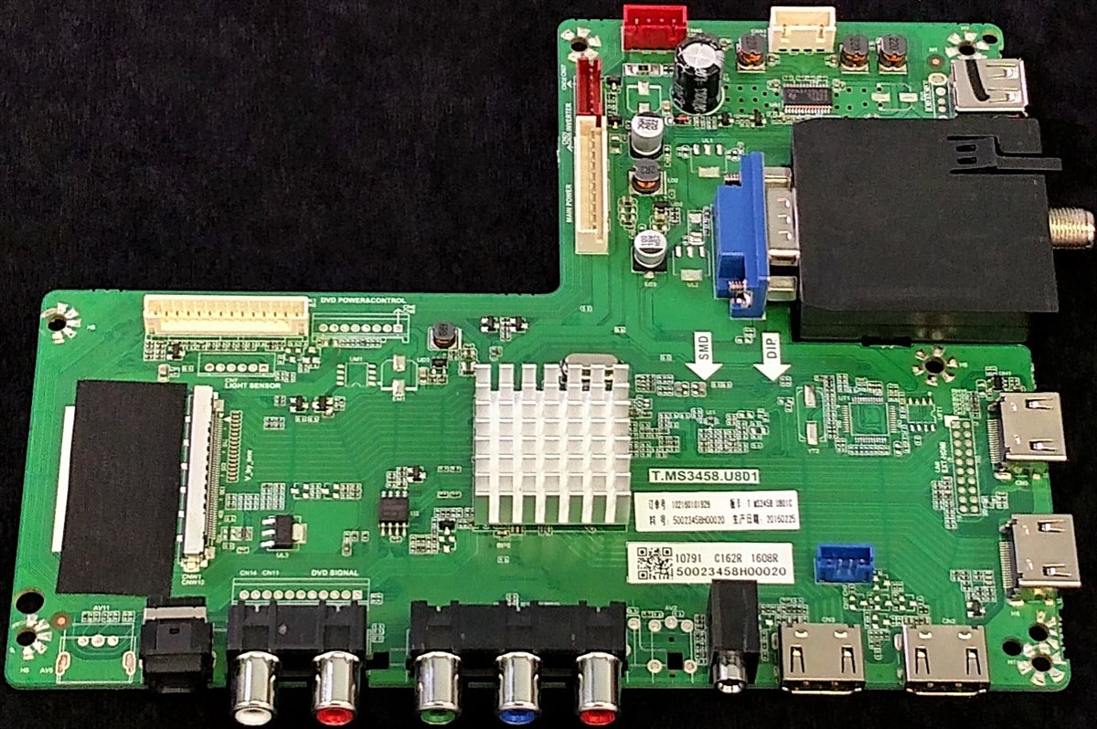 50023458H00020 SCEPTRE MAIN BOARD, T.MS3458.U801, U55, SLED6516