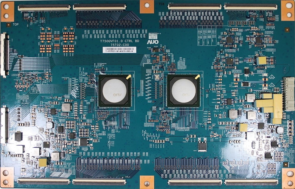 55.75T02.C01 Vizio TV Module, T-Con board, T750QVF01.0 CTRL BD, 750T02-C00, 5575T02C01, P75-C1, M75-C1