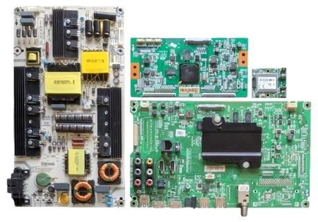 55H7B Hisense TV Repair Parts Kit, 188153 Main Board, 182401 Power Supply, 186459 T-Con, 1143755 Wifi, 55H7B