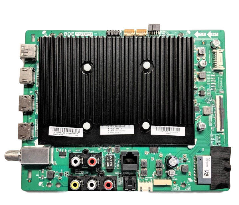 60101-03239 Vizio Main Board, 21201-01884, T.SX7.U751, N19051051, HV650QUB-N90, V656-G4