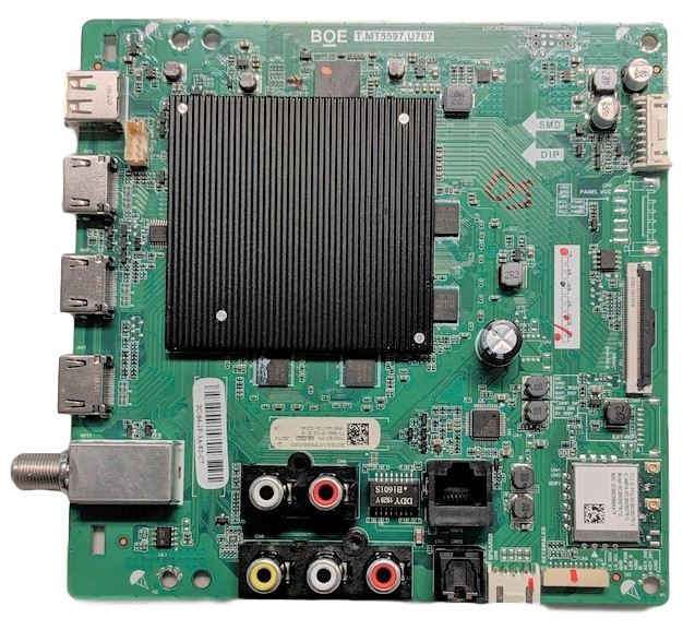 60103-00160 Vizio Main Board, 21201-01819, 21201-02046, T.MT5597.U767, V555-G4