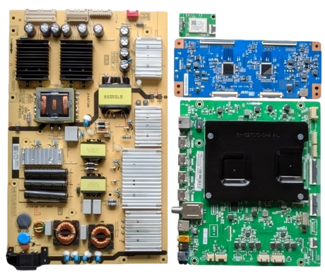 65Q825 TCL TV Repair Parts Kit, 08-RT73002-MA200AA Main Board, 08-P302W0L-PW200AA Power Supply, 55.65T59.C02 T-Con, 07-RT8812-MA4G Wifi, 65Q825