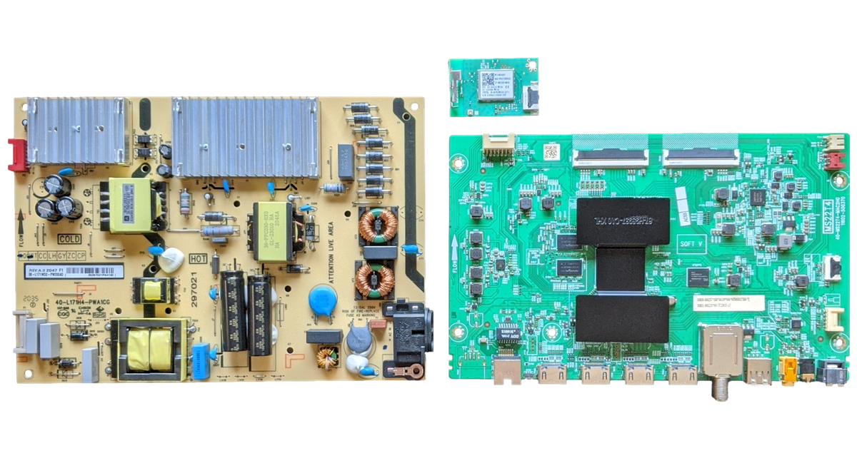 65S431 TCL TV Repair Parts Kit, 30800-000257 Main board, 08