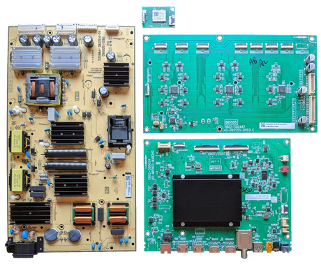 65S555 TCL TV Repair Parts Kit, 30800-000541 Main Board, 30805-000167 Power Supply, 30805-000032 LED Driver, 07-8812CU-MA0G Wifi, 65S555