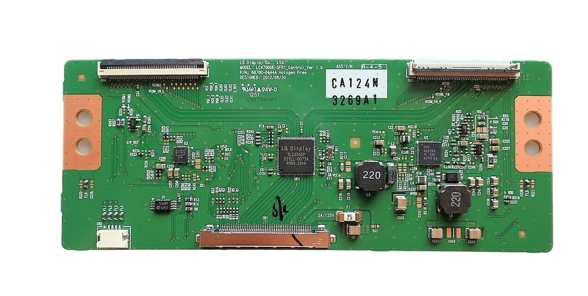 6871L-3269A LG T-Con, LC470DUE-SFR1_Control_Ver 1.0, 6870C-0444A, 55GA6400-UD, 55GA6450-UD