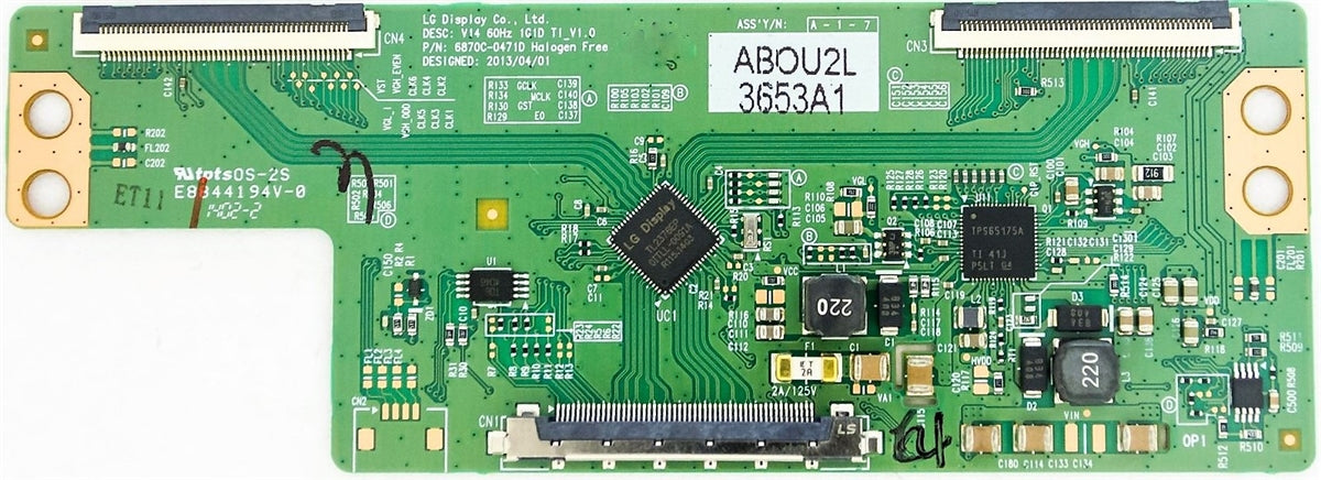 6871L-3653A LG T-Con, 6870C-0471D, 55LB5900-UV, 55LB6000-UH, 55LF6090-UB, 55LB6000-UH.BUSWLJR, 55LF6100-UA, 55LB5550-UY, 55LF6000-UB, 55LB6100-UG, 55UM6910PUC