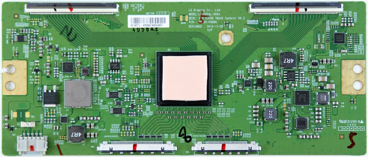 6871L-4058A Sony TV Module, T-Con board, 6870C-0568A, LC430EQL-SHA2, 1-895-745-21, XBR-43X830C