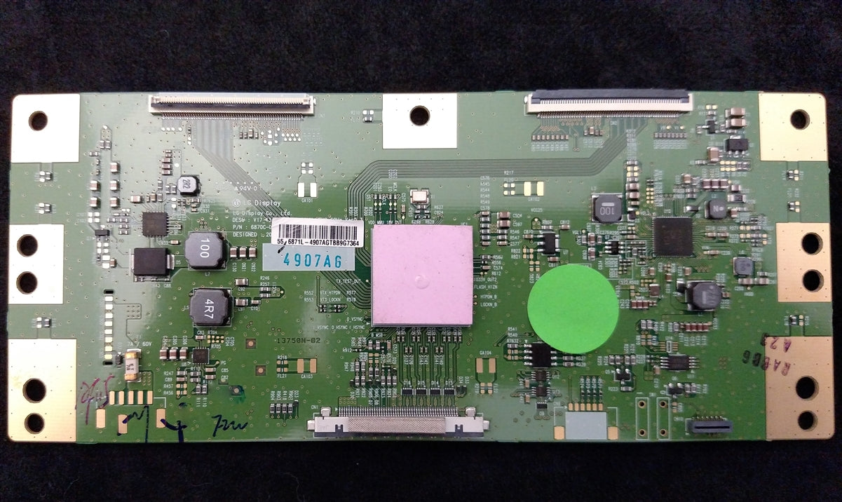 6871L-4907A Sony T-Con, 1-897-060-12, 6870C-0704A, 4907A, XBR-55X800E, XBR-55X806E, XBR-55X807E