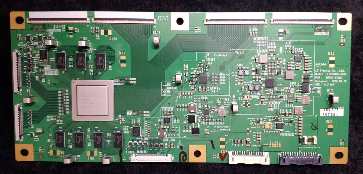T-CON TCON TV SONY KD55A1 oled 55 inch LC550AQP-GKA5 6870C-0708C