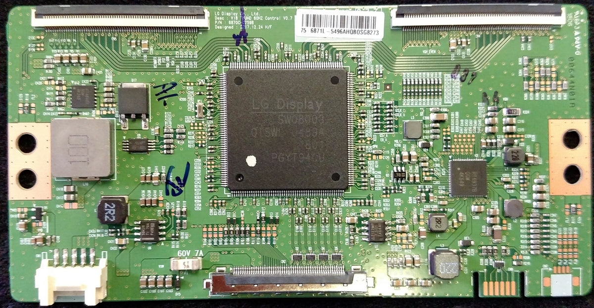 6871L-5496A LG T-Con, 6870C-0756B, 75UK6570PUB, 75UK6190PUB