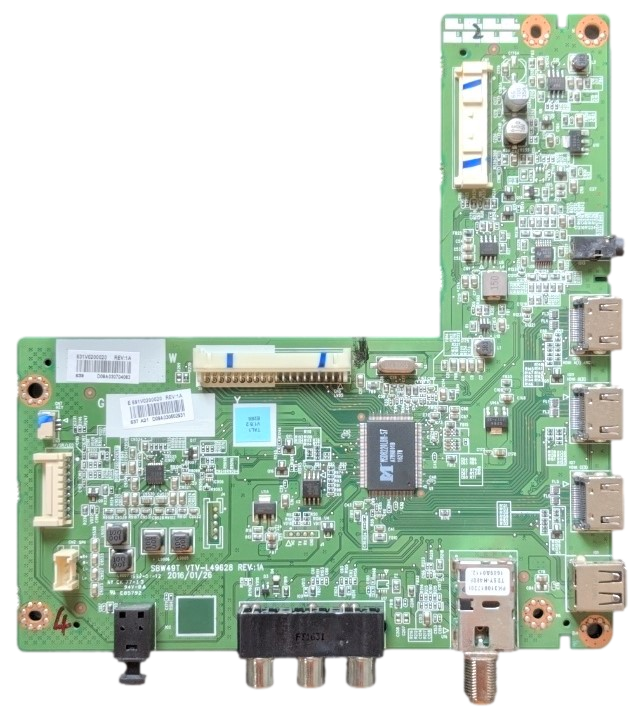 691V0200020 Toshiba Main Board, D09A107500978, 631V0200020, 50L420U