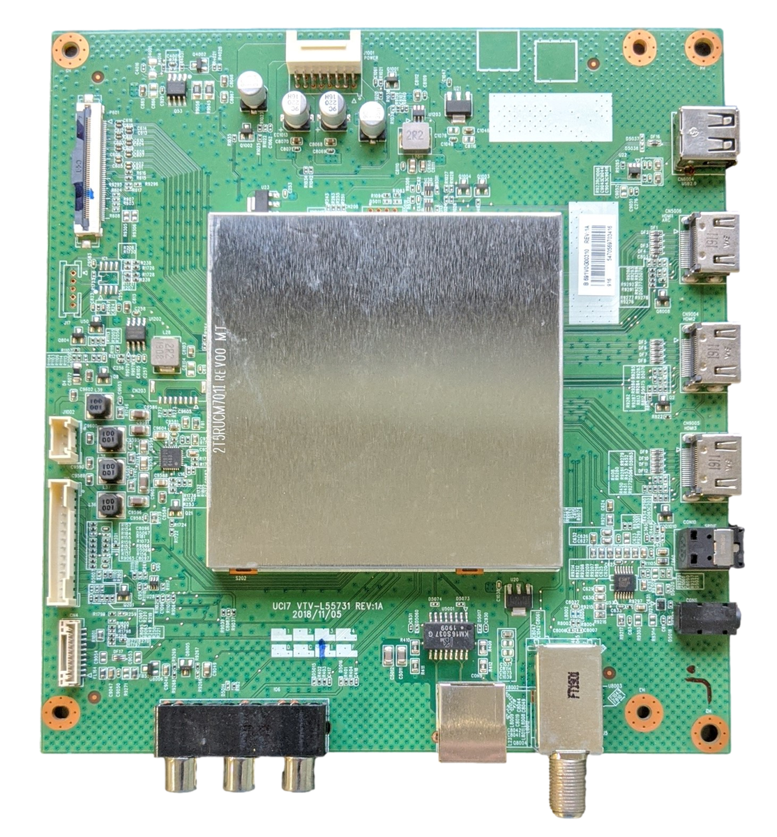 691V0G00310 Toshiba Main Board, 631V0G00310, VTV-L55731, 43LF711U20