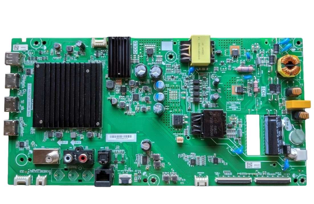 6M03A0009E00J Vizio Main Board, M0006A00R, TPD.MT5691T.PC765, LINIM5MY, V505M-K09