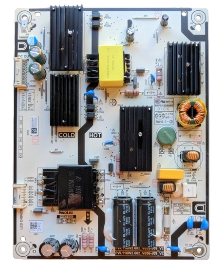 6M04B00044000 Vizio Power Board, B00044000, PW.118W2.682, V655-J0991100C60, TD-0001, V655-J09