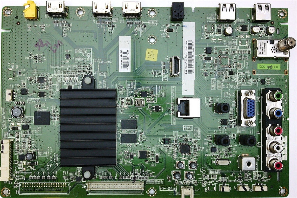 75033401 Toshiba Main Board, 461C6351l01, 431C6351I01, VTV-L50701, 50L4300U