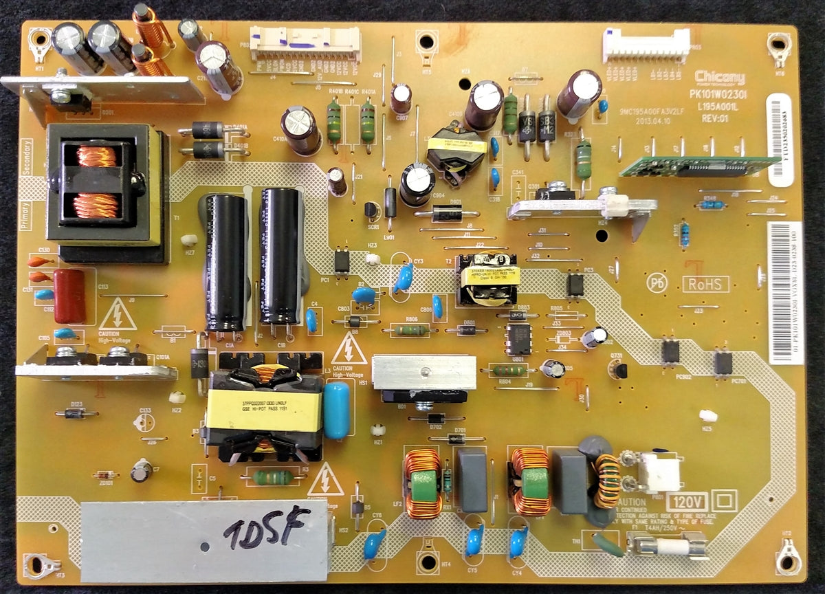 75037264 Toshiba Power Supply, PK101W0230I, L195A001L, 58L1350U