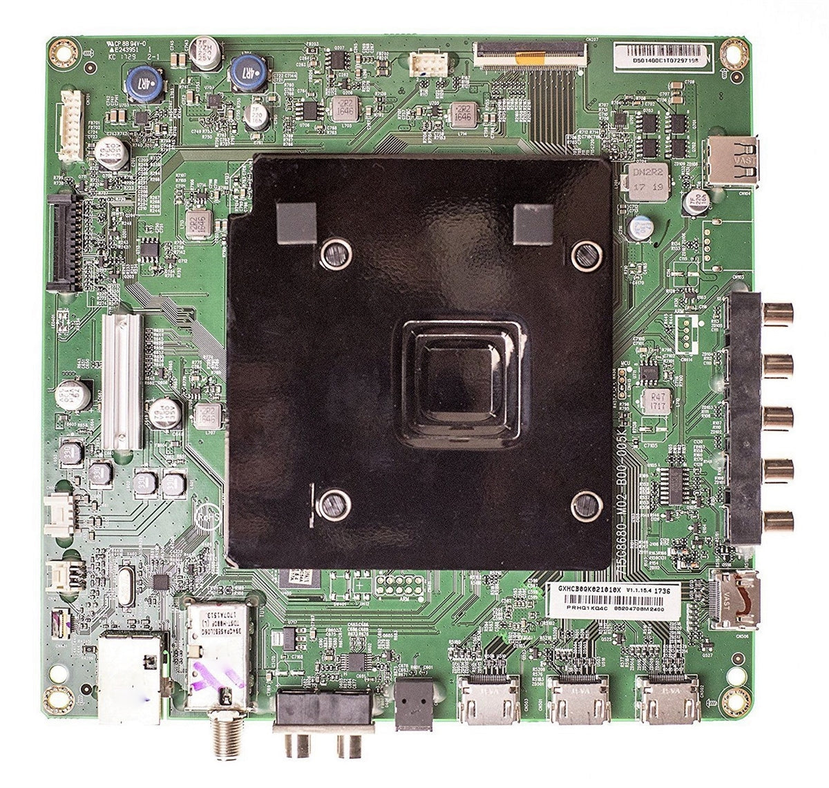 756TGXHCB0QK021 Vizio Main Board, 756TXHCB0QK021, GXHCB0QK021010X, 715G8680-M02-B00-005K, PRHQ1K049C, D50E1, D50-E1