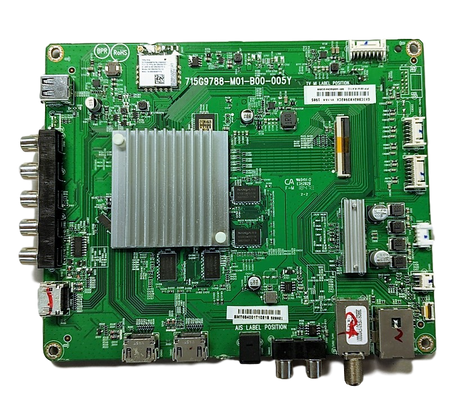 756TGXICB02K039 Vizio Main Board, 715G9788-M01-B00-005Y, GXICB02K03902CX, PFI8WKX1X, D65-F1