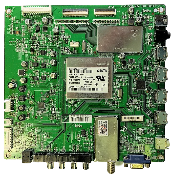 756TXCCB01K0160 Hitachi Main Board, 715G5538-M02-001-005X, 705TXCSM018, (T)TXCCB01K0160004, LE46S606