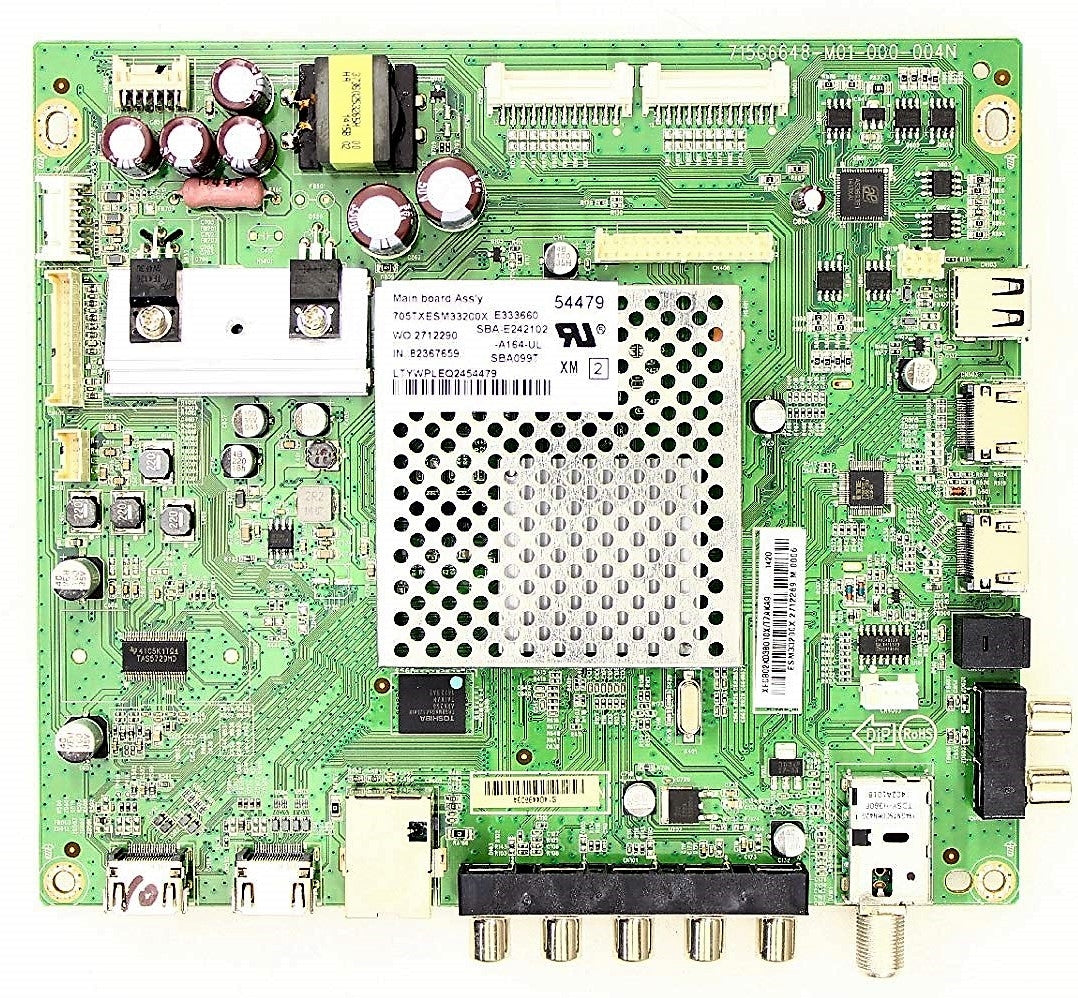 756TXECB02K0610 Vizio Main Board, 756TXECB02K061, 715G6648-M01-001-004N, E500i-B1