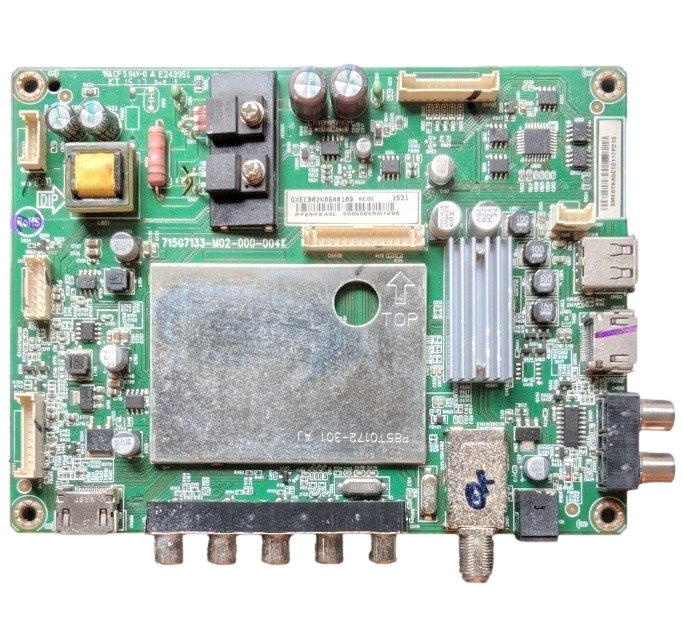 756TXECB02K064 Vizio Main Board, 715G7133-M01-000-004K, D43-C1