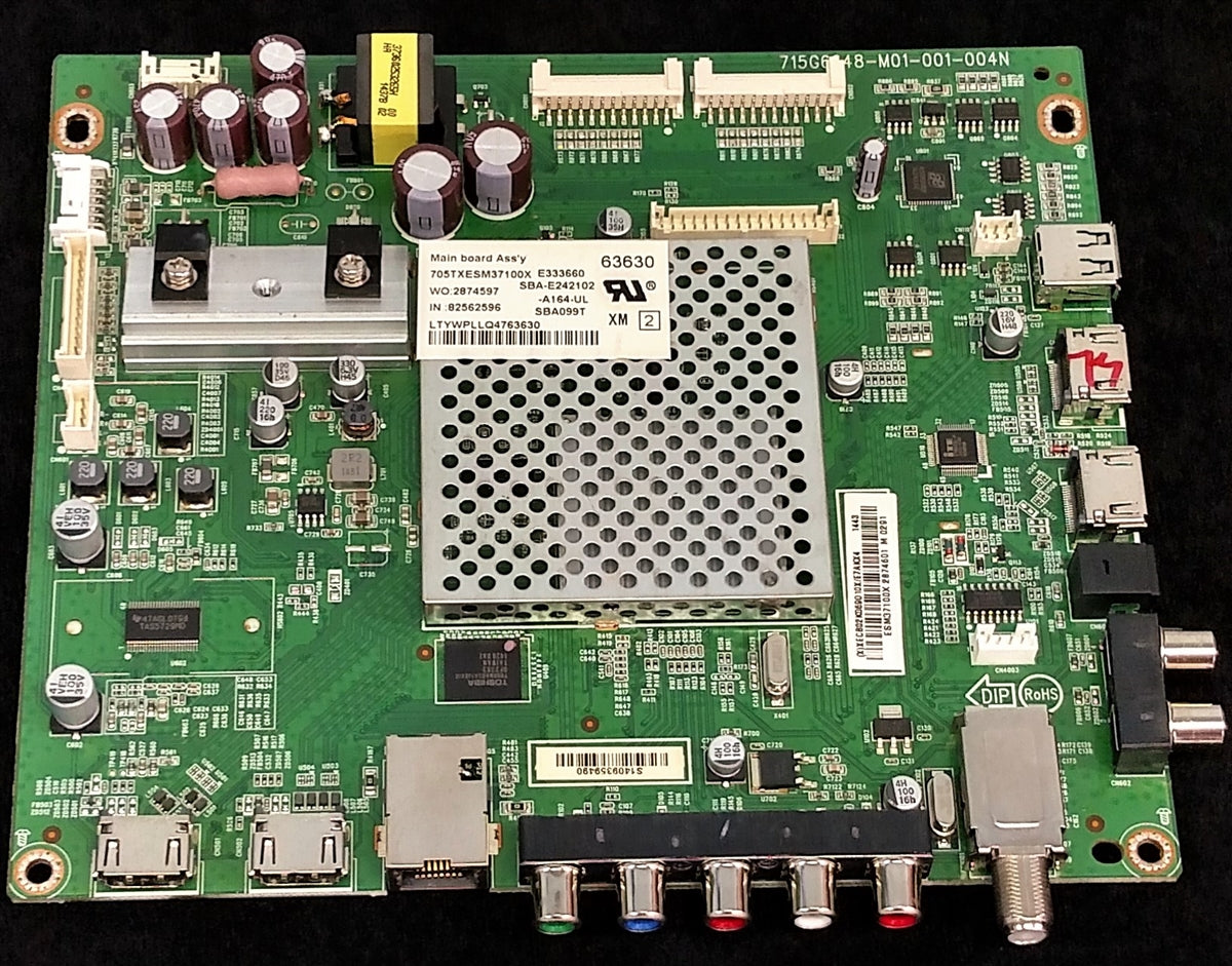756TXECB02K069 VIZIO MAIN BOARD, (X)XECB02K0690, 715G6648-M01-001-004N, E500i-B1