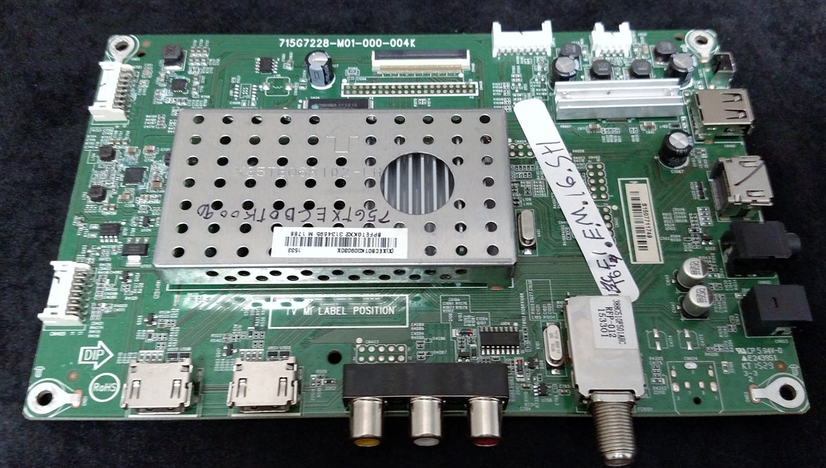 756TXECB0TK0090 Sharp TV Module, main board, 715G7228-M01-000-004K, XECB0TK0090, LC-43LB371U